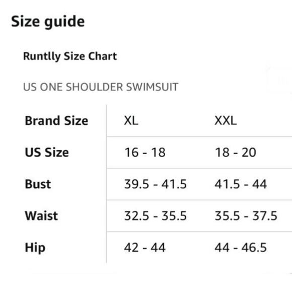 Runtly Womens XXL One Shoulder Swimsuit Black Mesh Cutout Tummy Control High - Picture 6 of 6